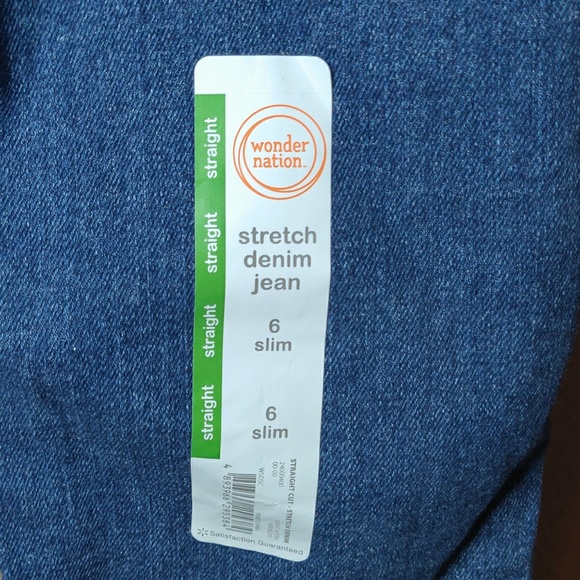 Wonder Nation Boy Jeans 6 Slim - Picture 3 of 6